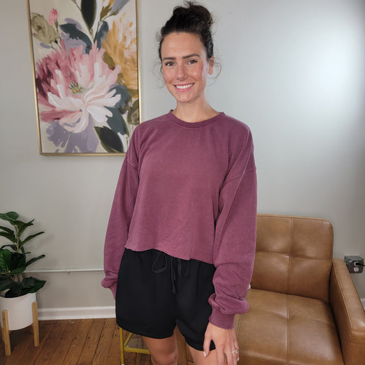 Josie Cropped Crewneck