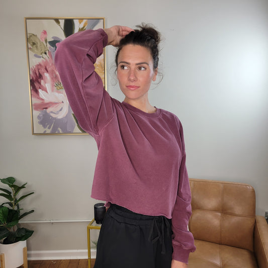 Josie Cropped Crewneck