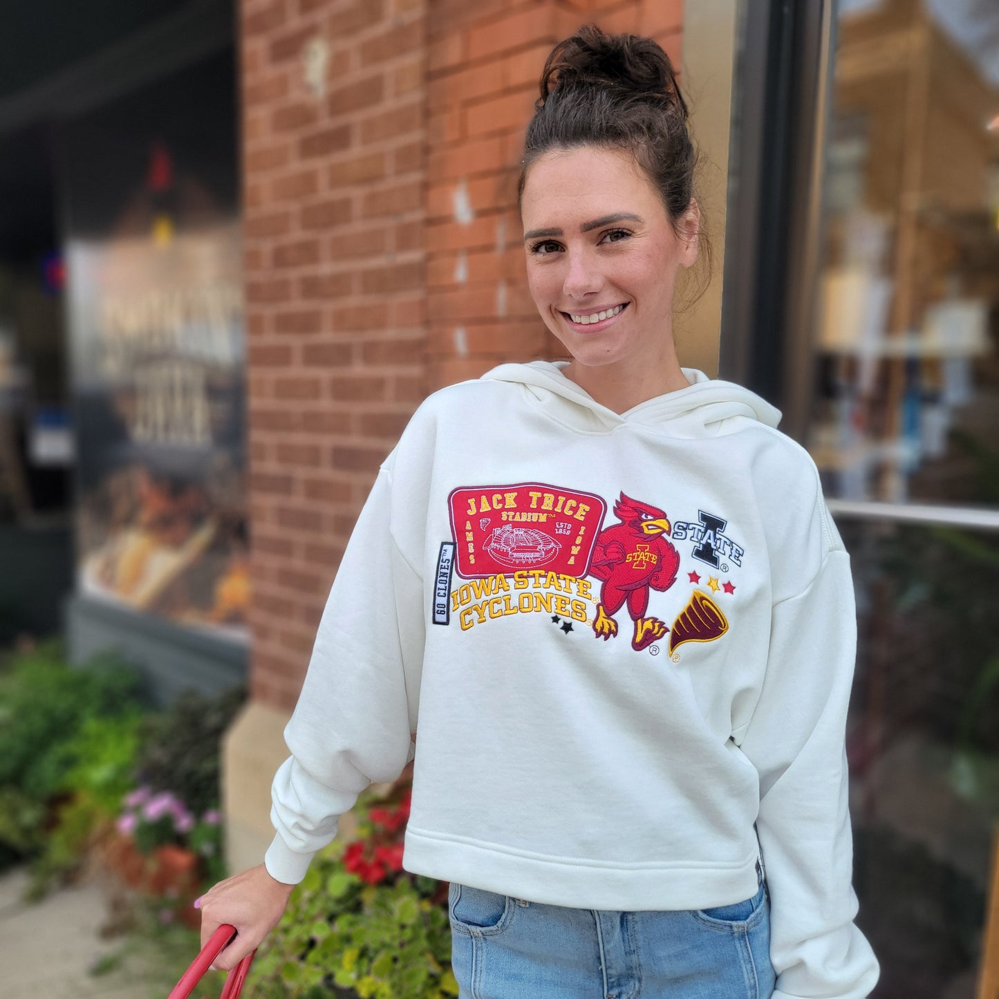 ISU Cropped Hoodie