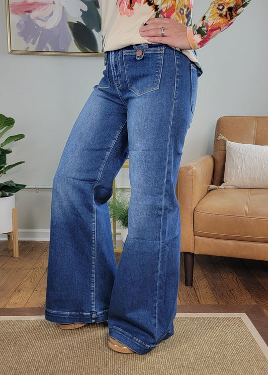 Ashlyn Wide Leg Jeans