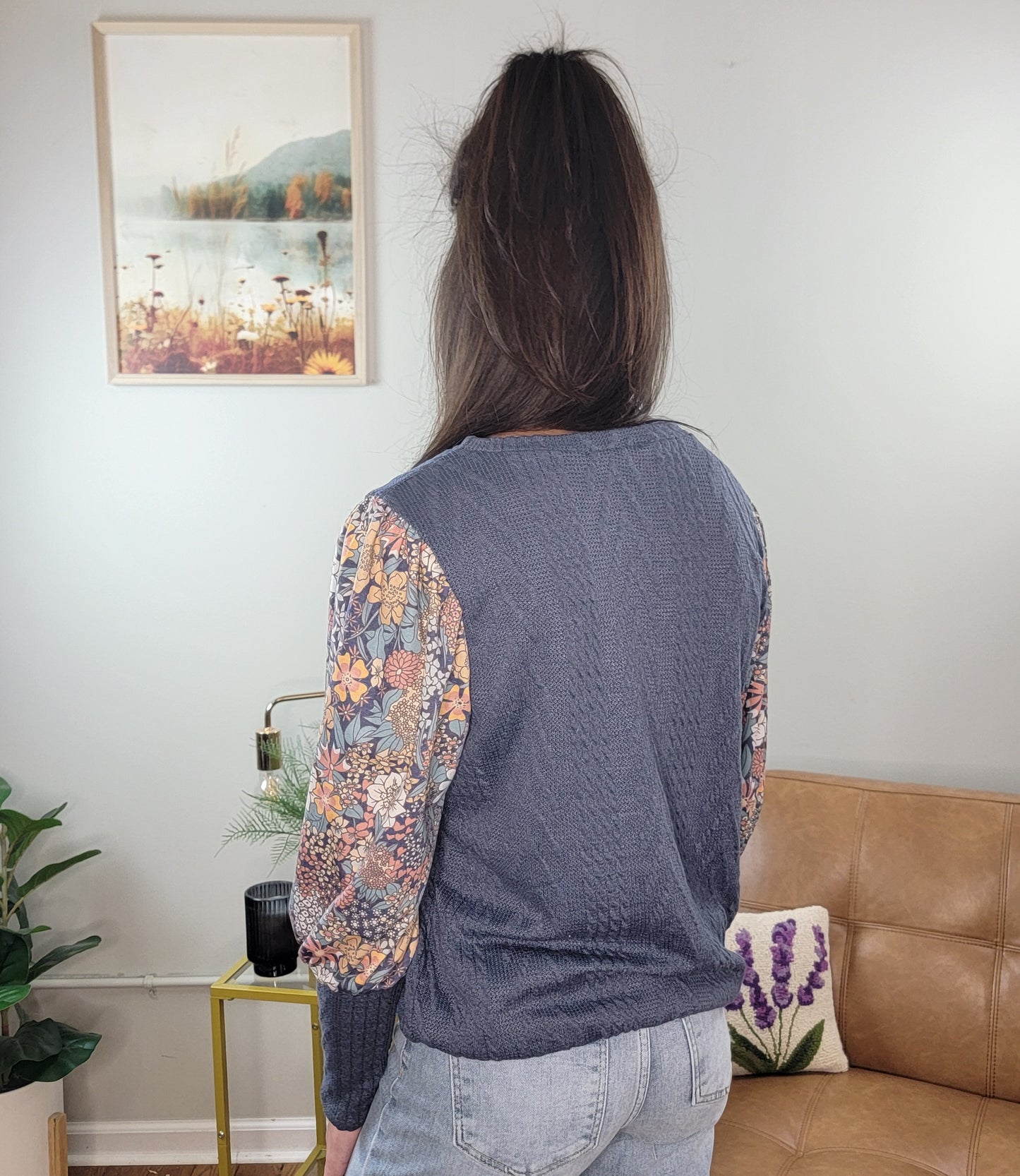 Noah Floral Sleeve Top