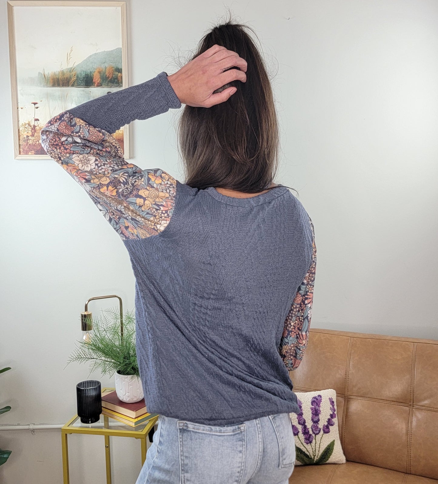Noah Floral Sleeve Top