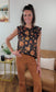 Jenna Floral Ruffle Top
