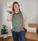 Michelle Color Block Sweatshirt