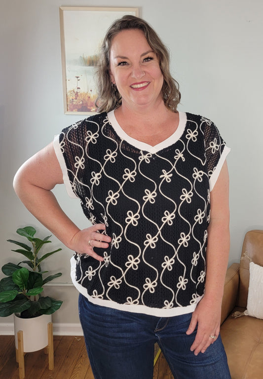 Zoie Embroidered Vest