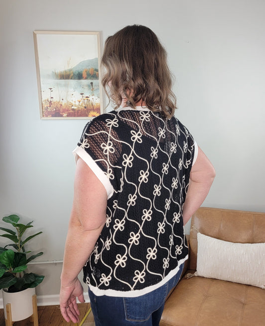 Zoie Embroidered Vest