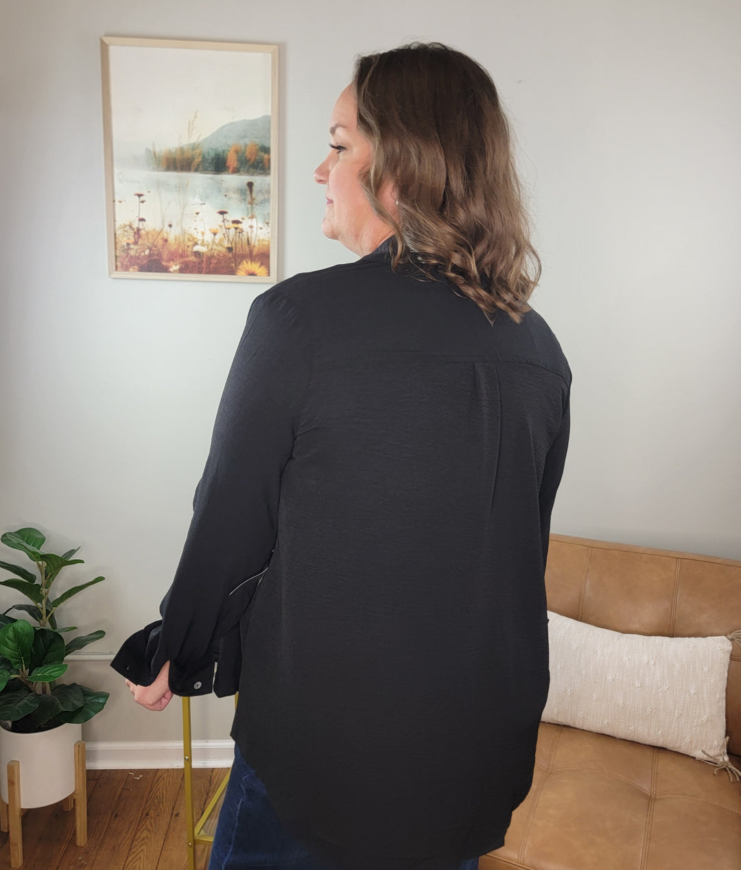 James Button Down Top