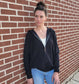 Neve Black Zip-up