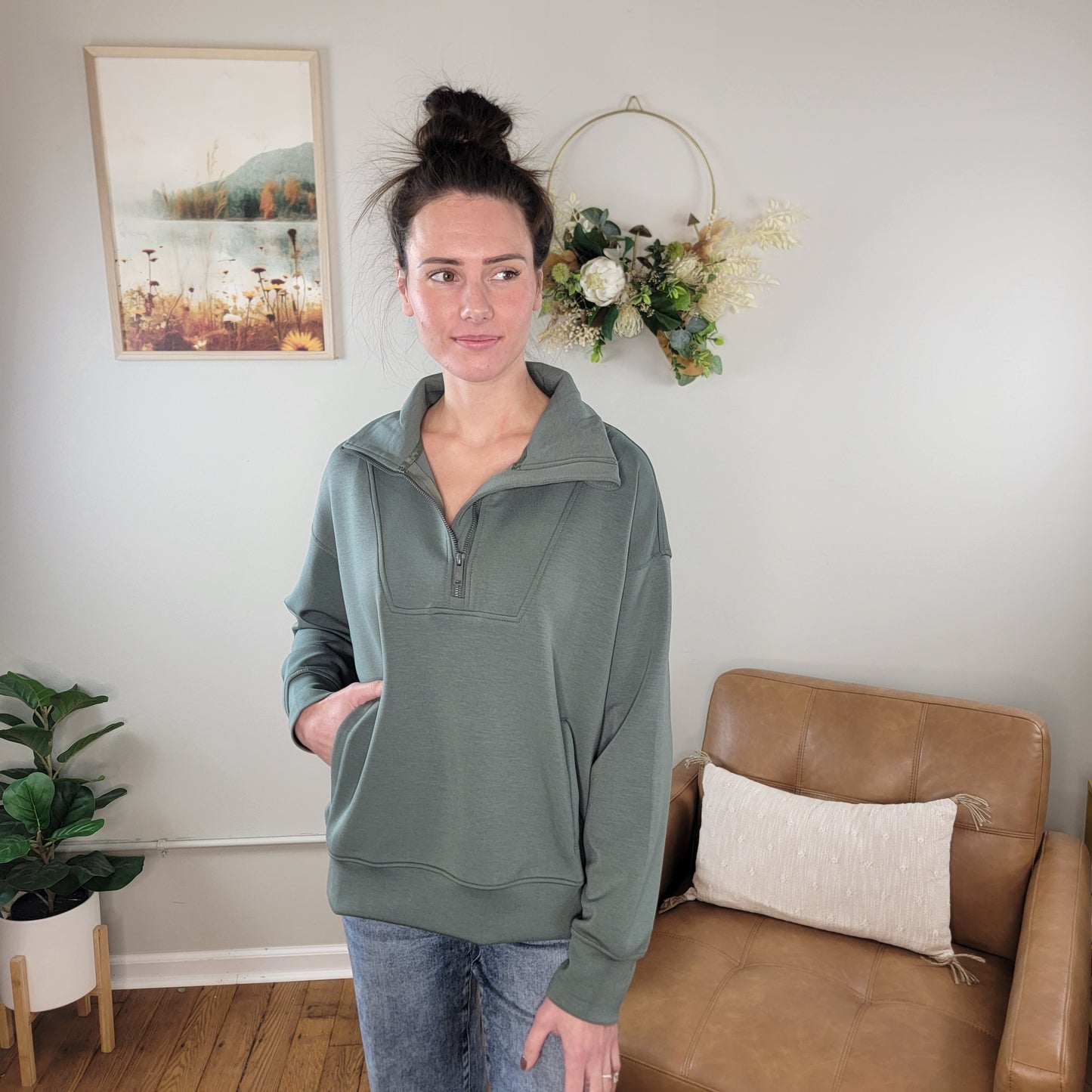 Karri Quarter Zip Pullover