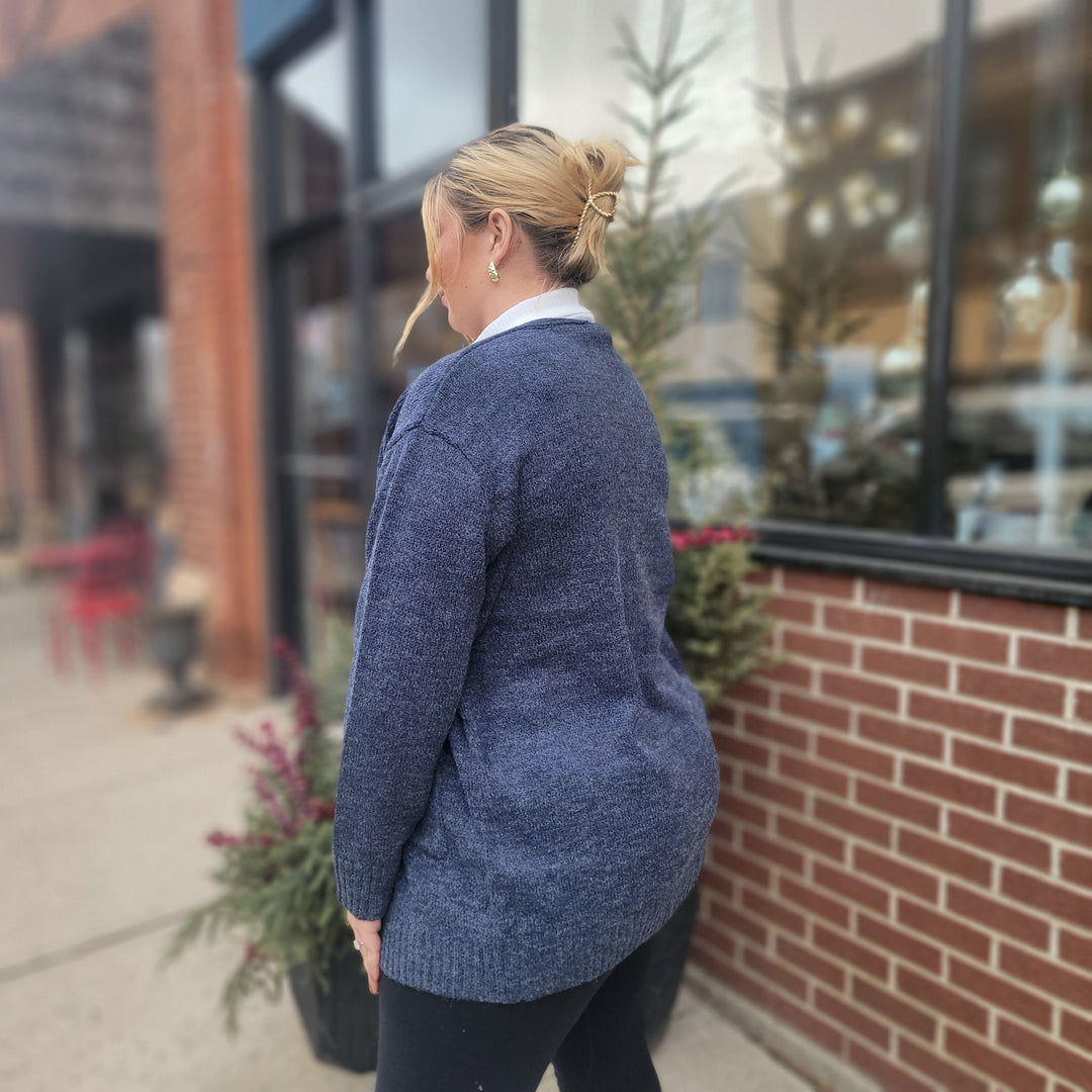 Daciana Open Front Knit Cardigan