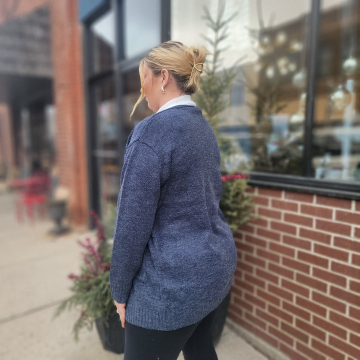 Daciana Open Front Knit Cardigan