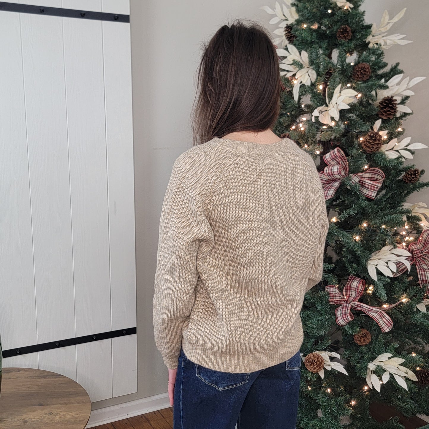 Alayla Tie Neck Sweater