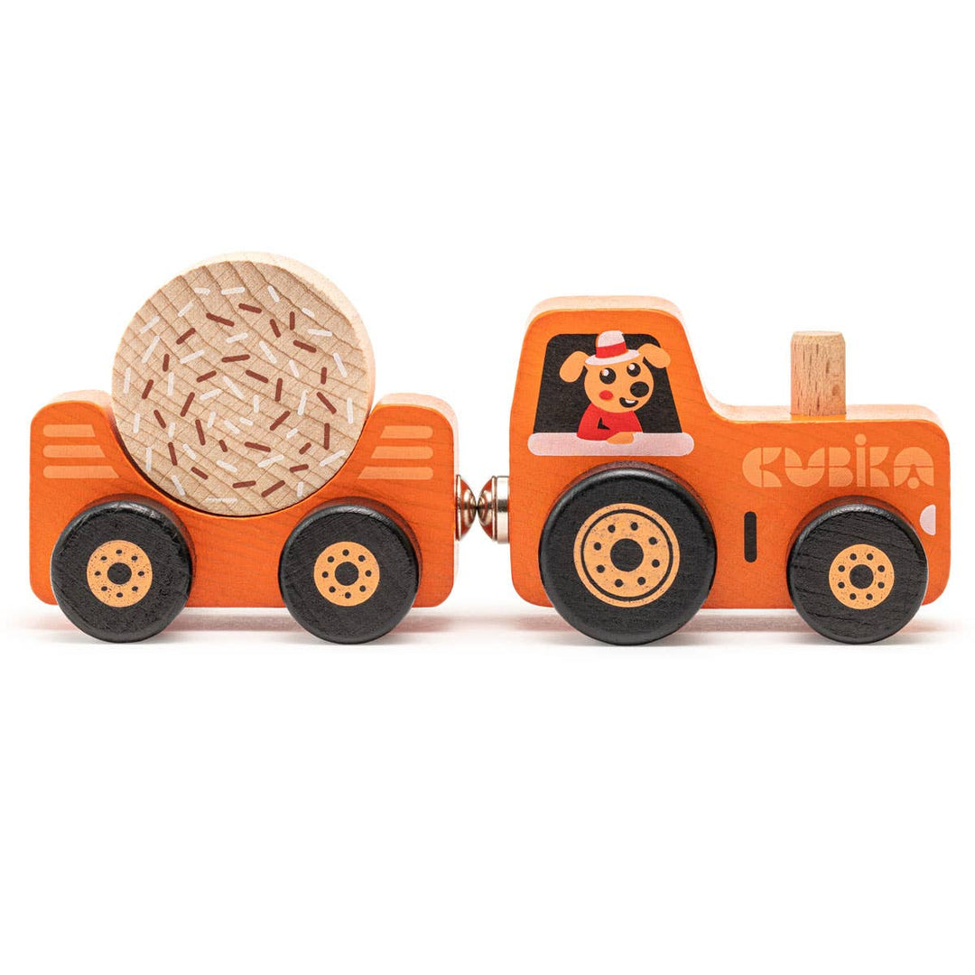 Cubika Wooden Toy Tractor