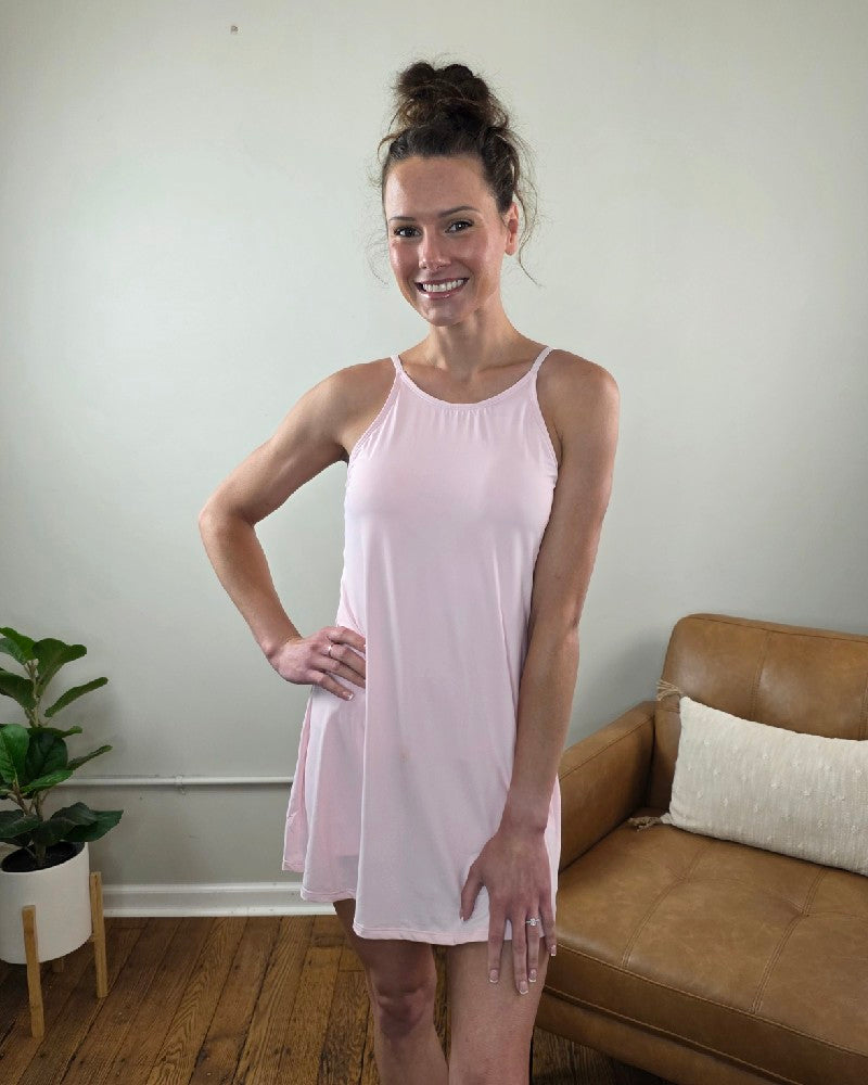 Amelia Tank Dress with Athletic Shorts