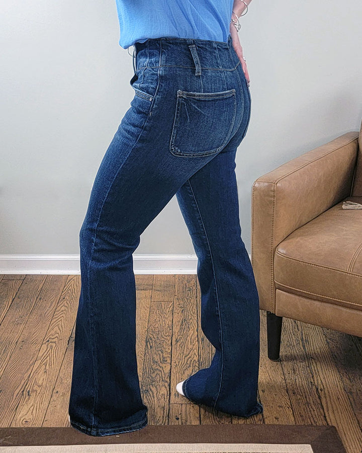 Eleanor Flare Jeans From Risen