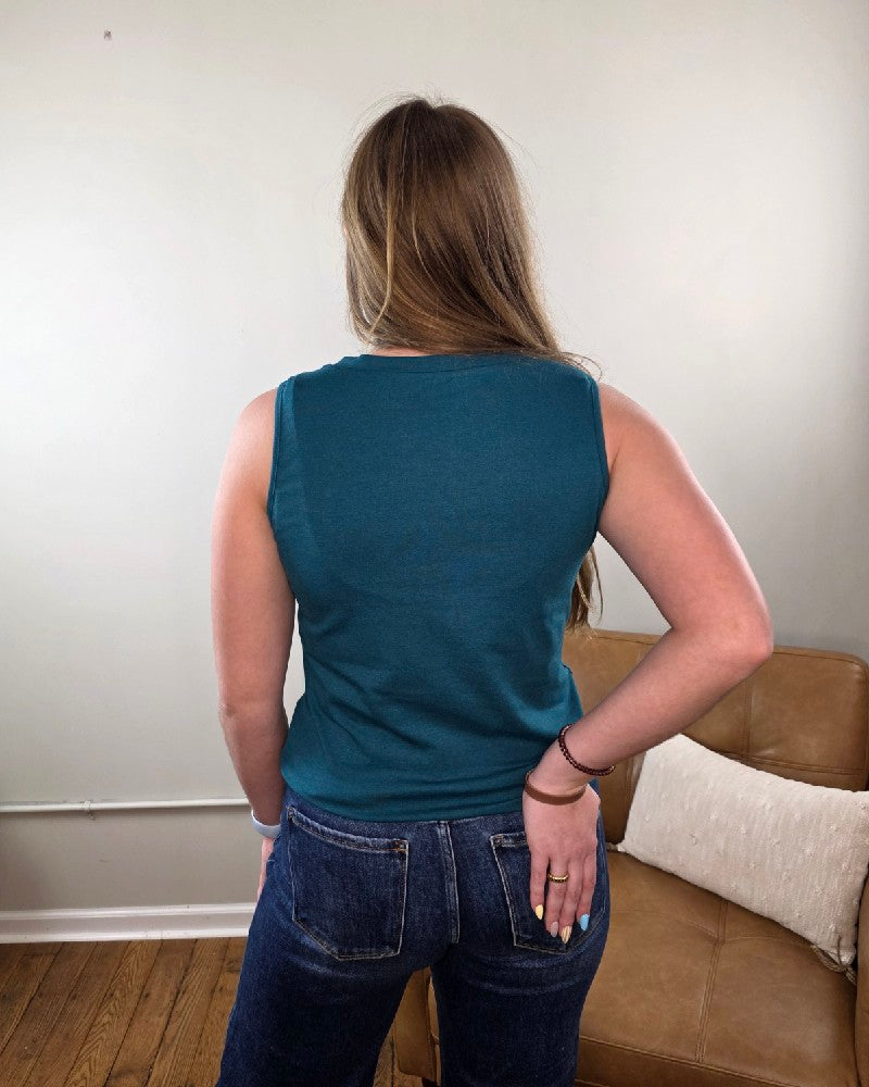 Freya Tank Top With Stitching Details