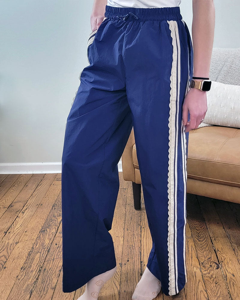 Scarlett Striped Lace Pants