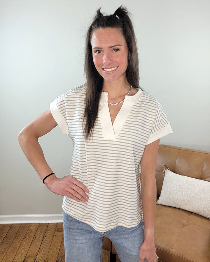 Posie Stripped Top