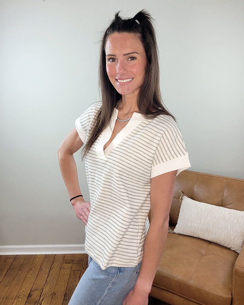 Posie Stripped Top