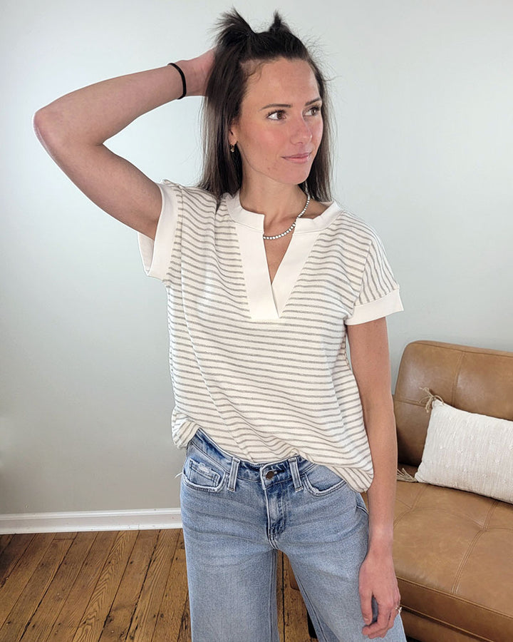 Posie Stripped Top