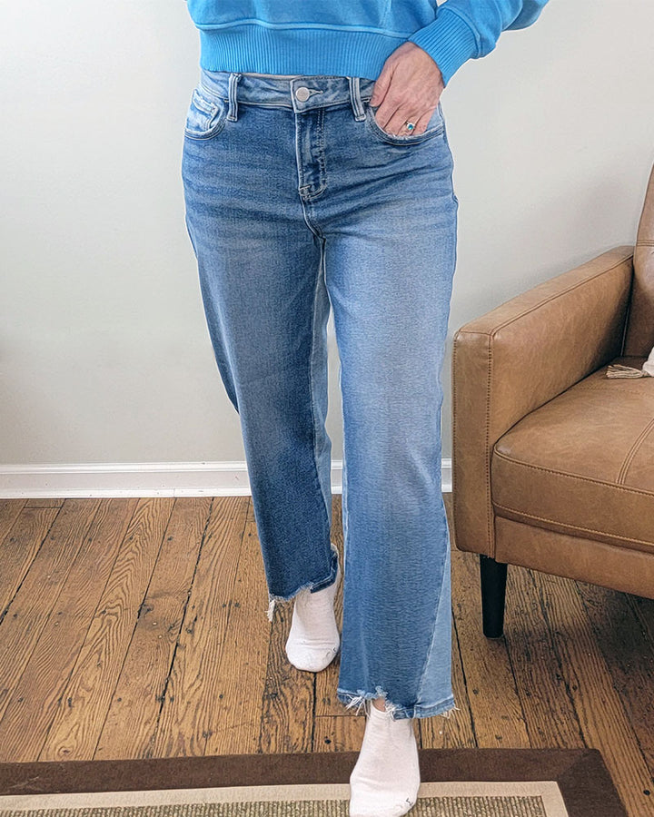 Astrid Slouchy Crop Barrel Jeans From Risen