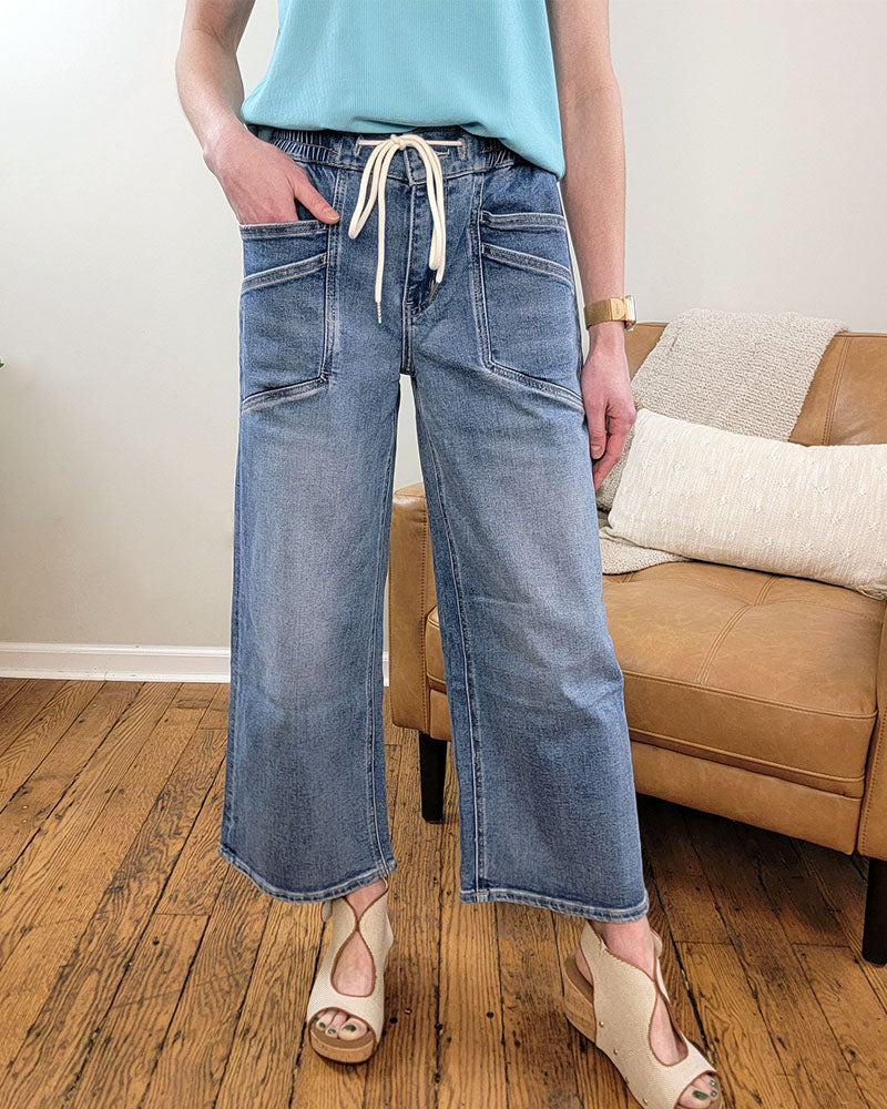 Reassure Wide Leg Jeans from Vervet