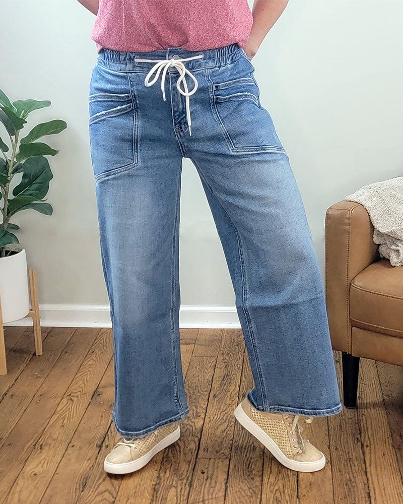 Reassure Wide Leg Jeans from Vervet