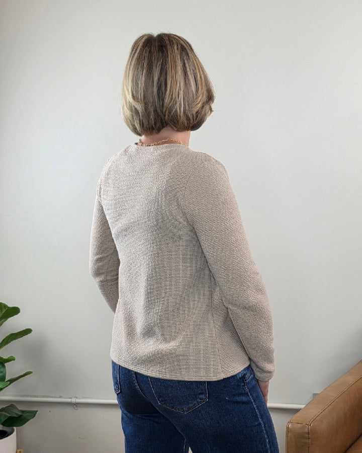 Wrenlee Tie Front Knit Cardigan