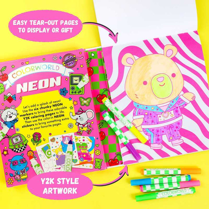 ColorWorld: Neon by Editors of Silver Dolphin Books