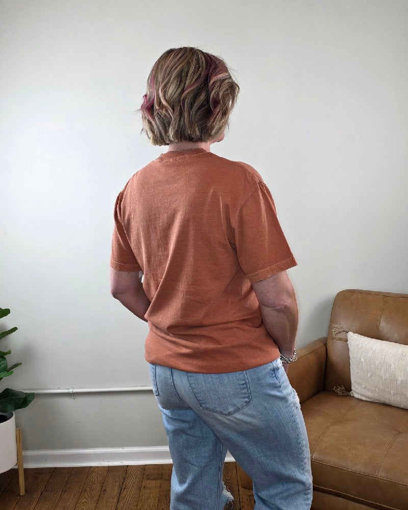 Fall Vibes Applique and Embroidered Tee