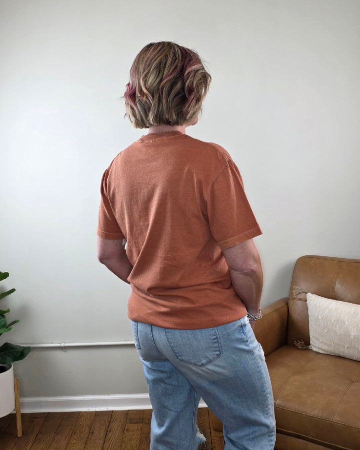 Fall Vibes Applique and Embroidered Tee