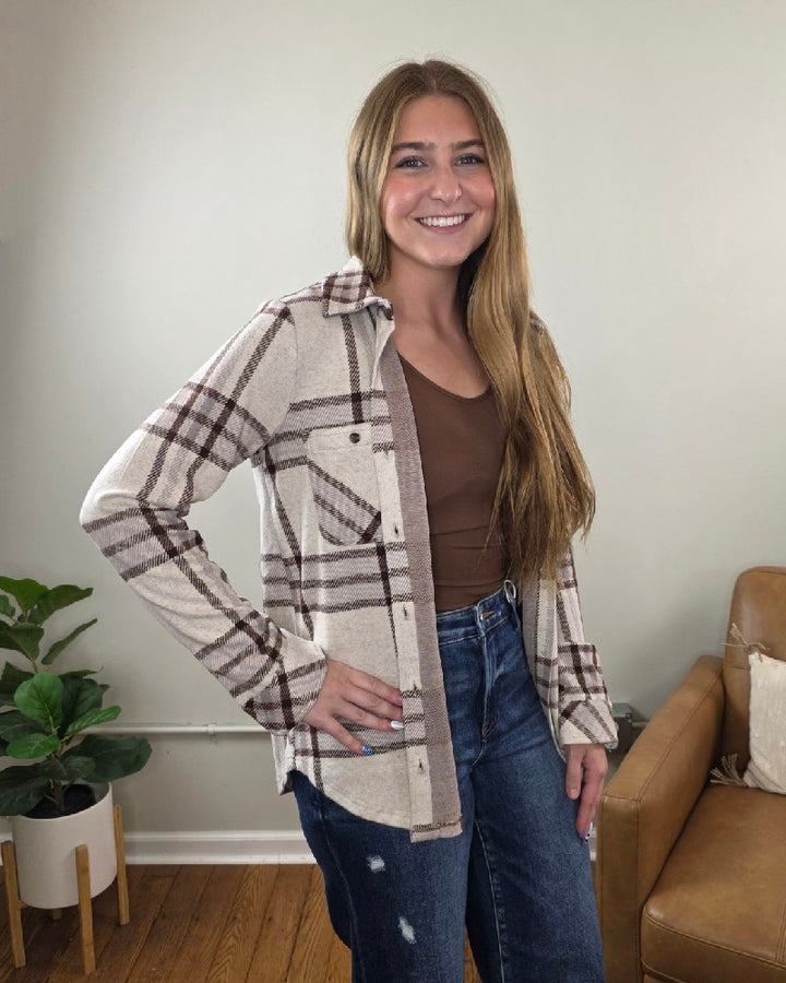 Lewis Plaid Button Down Flannel