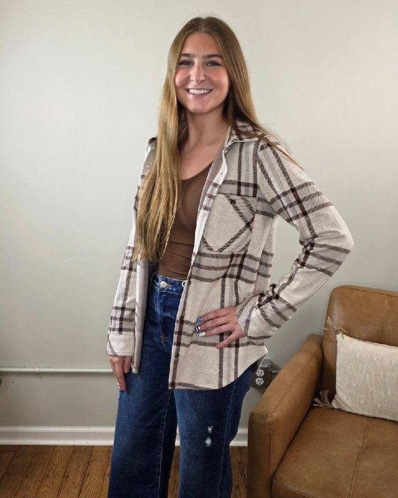 Lewis Plaid Button Down Flannel