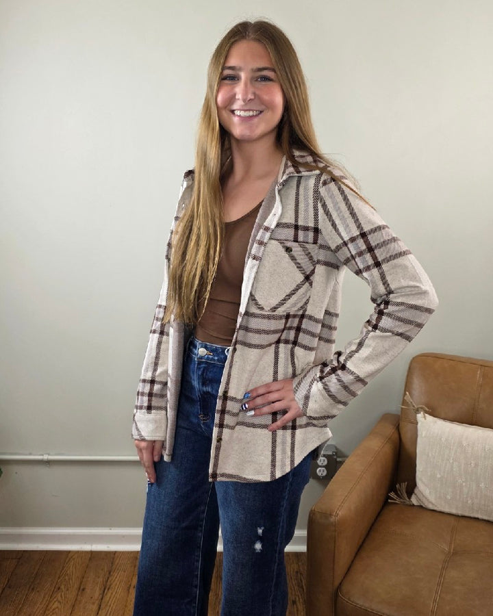 Lewis Plaid Button Down Flannel