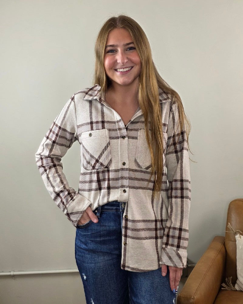Lewis Plaid Button Down Flannel