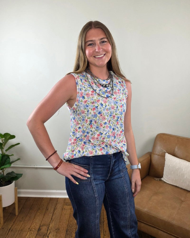 Maizy Floral Print Tank Top