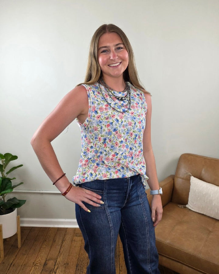 Maizy Floral Print Tank Top
