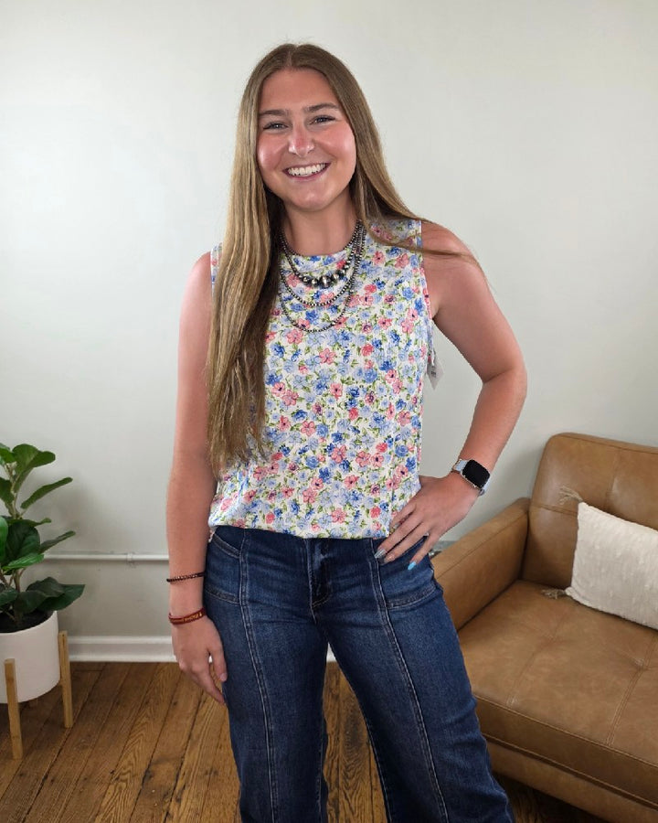 Maizy Floral Print Tank Top