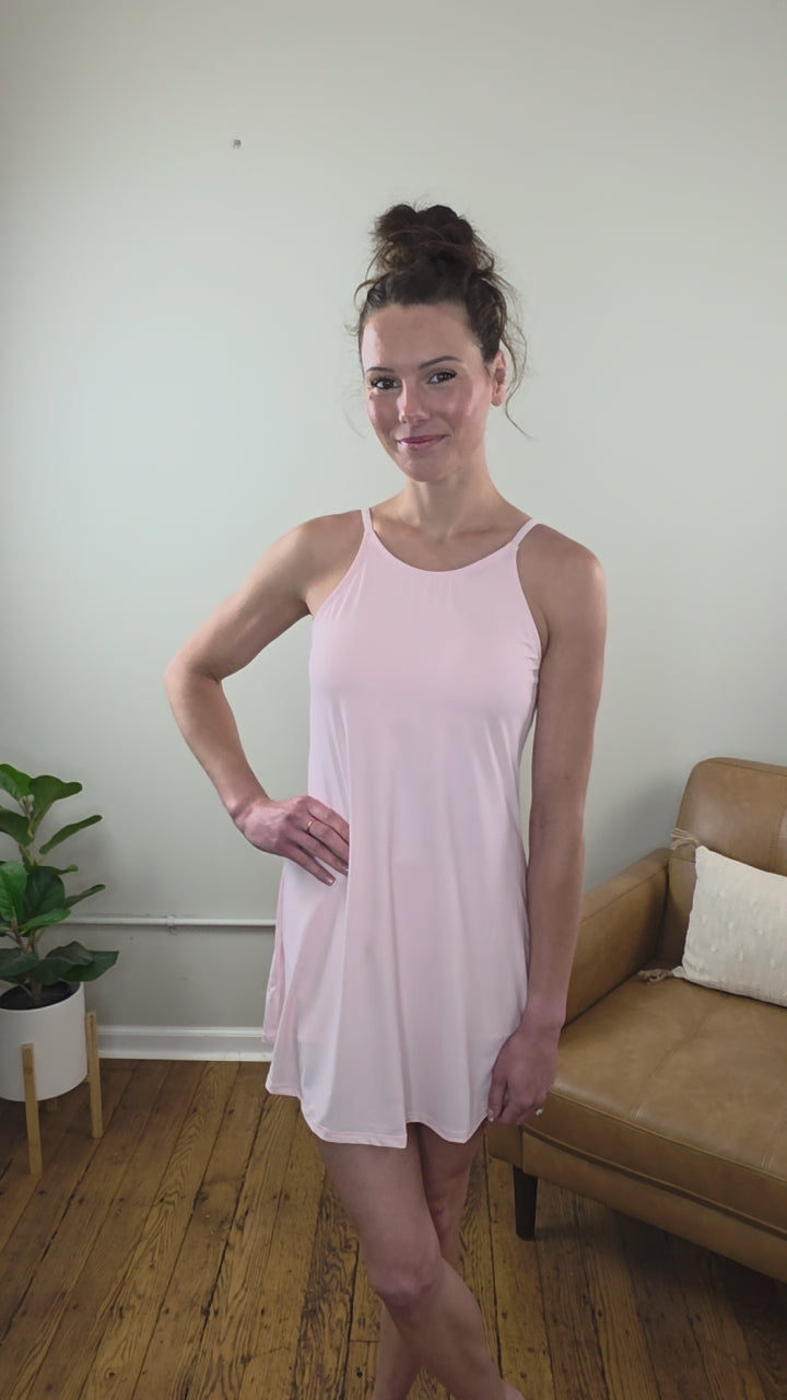 Amelia Tank Dress with Athletic Shorts