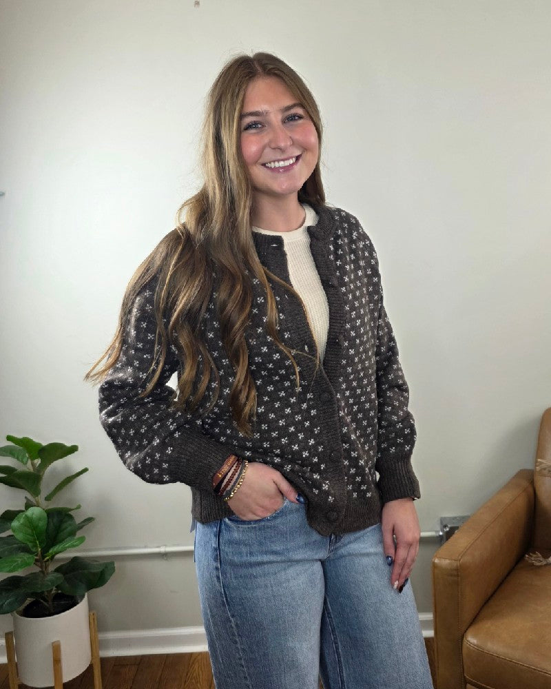 Sylvia Detailed Button Down Sweater