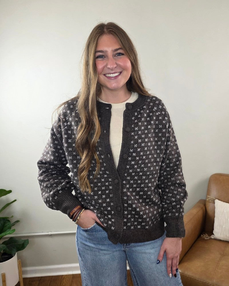 Sylvia Detailed Button Down Sweater