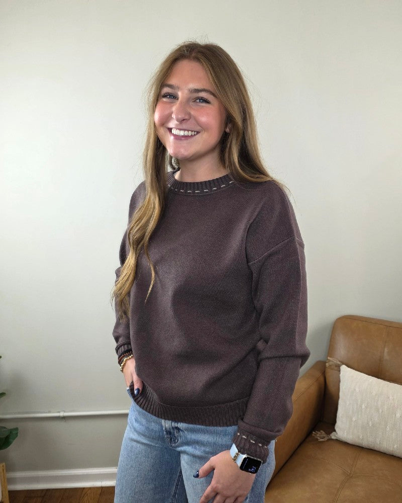 Willow Stitch Detailed Sweater
