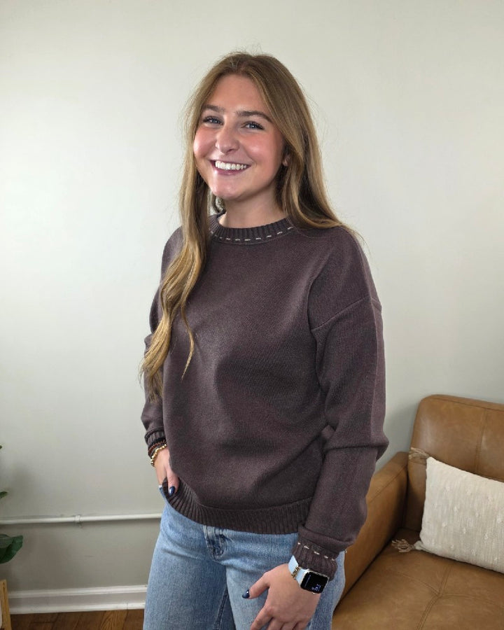 Willow Stitch Detailed Sweater