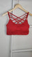 High Front Strappy Bralette