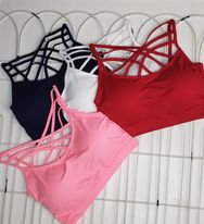 High Front Strappy Bralette