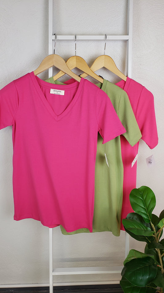 Basic V-Neck Tee