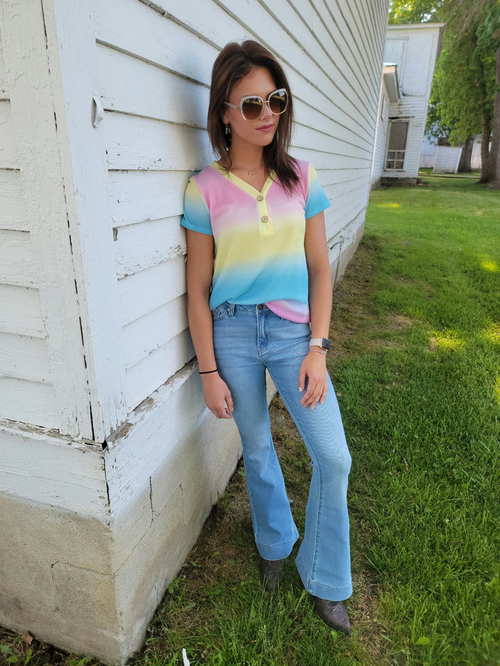 Roxanne High Rise Flare