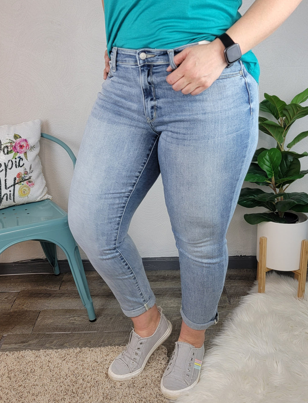 Poppy Boyfriend Jeans By Judy Blue