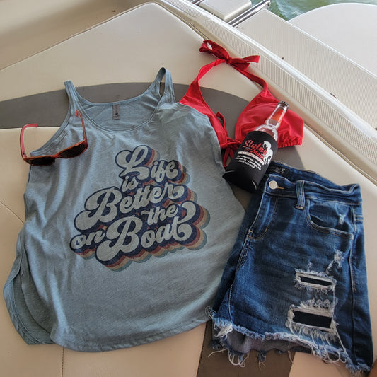 "Life is Better on the Boat" Tank
