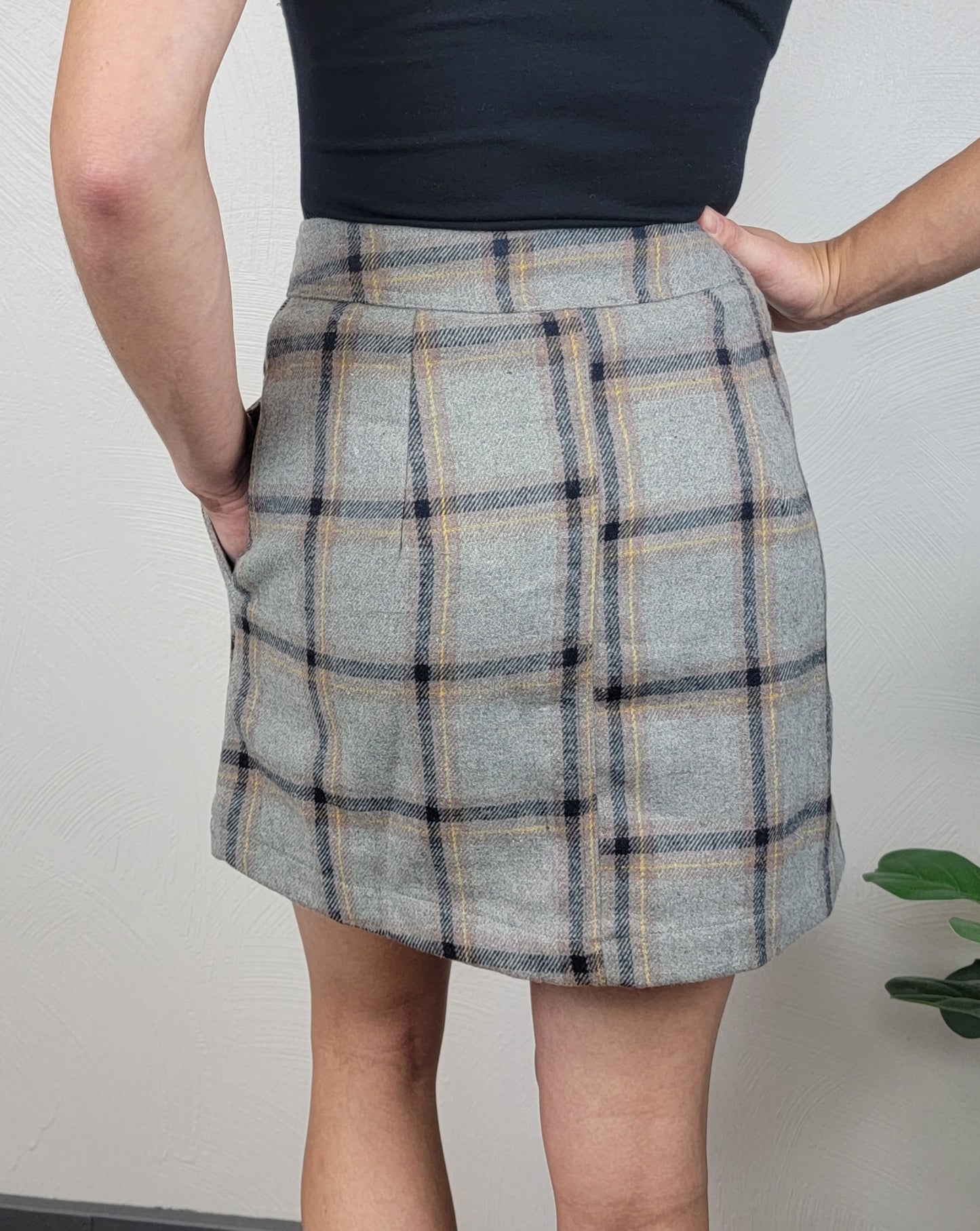 Mavis Plaid Skirt